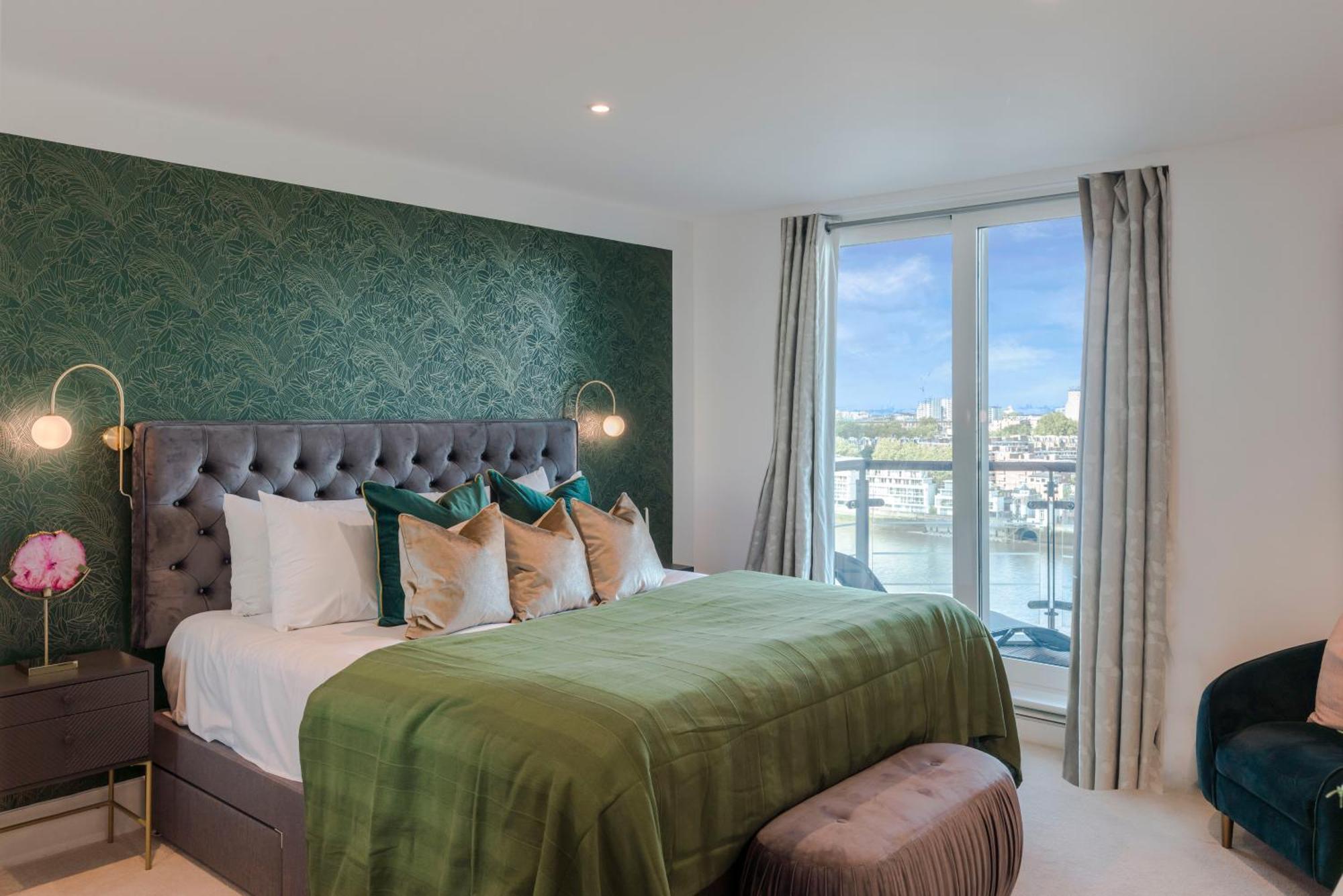 Best Thames View In Town! Large Luxxe Nomad Design Family Home Londra Camera foto