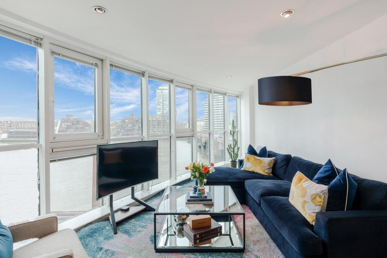 Best Thames View In Town! Large Luxxe Nomad Design Family Home Londra Esterno foto